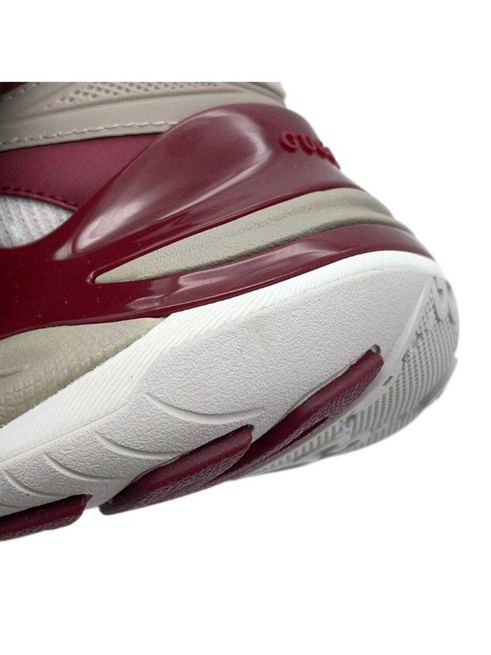 Gucci Sneakers 2.0 Mesh Leather Interlocking GG 7 Wine Red - Picture 5 of 10